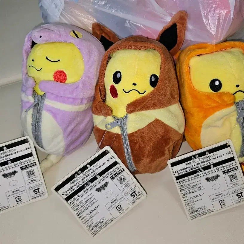 [BUNJANG] Pokemon Sleeping Bagchu Eevee Charmander Squirtle / 포켓몬 이브이 리자몽 아보 침낭츄