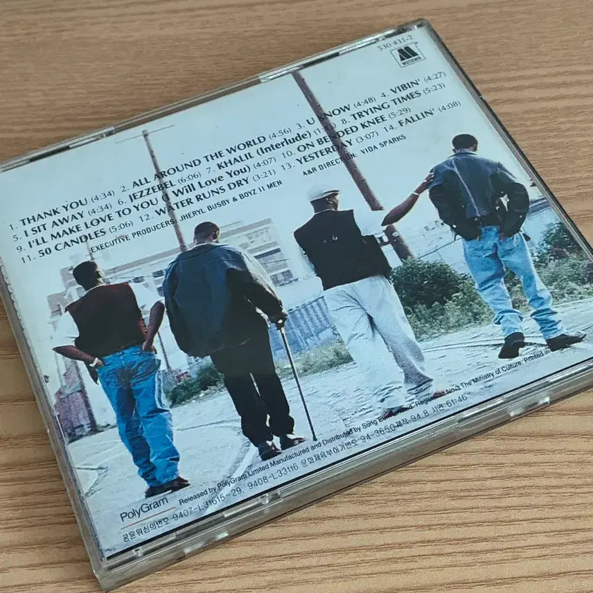 [BUNJANG] Boyz II Men 2nd Album CD / 보이즈투맨 2집 앨범cd