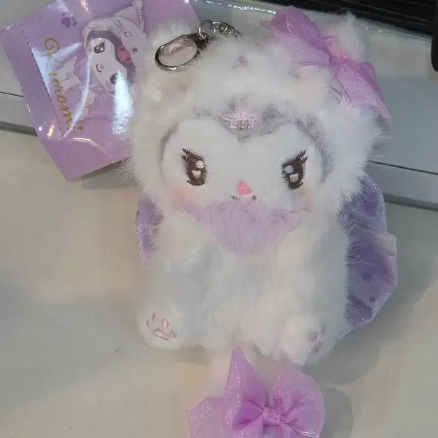 [BUNJANG] Sanrio Baby Cat Koneko Version Kuromi Plush / 산리오 아기 고양이 코네코 버전 쿠로미 인형