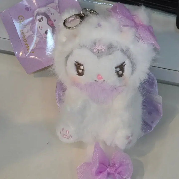 [BUNJANG] Sanrio Baby Cat Koneko Version Kuromi Plush / 산리오 아기 고양이 코네코 버전 쿠로미 인형