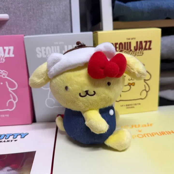 [BUNJANG] Sanrio Hello Kitty 50th Anniversary Pompompurin Doll / 헬로키티 50주년 폼폼푸린 인형