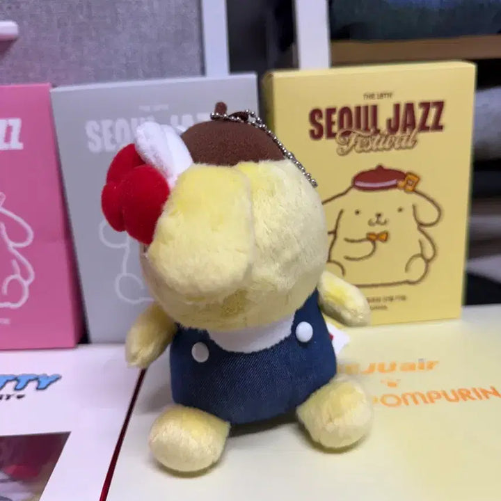 [BUNJANG] Sanrio Hello Kitty 50th Anniversary Pompompurin Doll / 헬로키티 50주년 폼폼푸린 인형