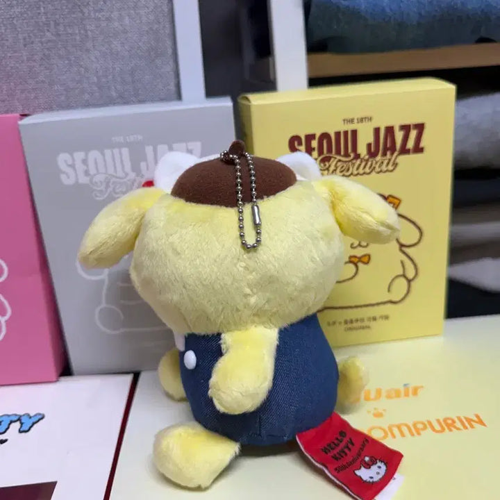 [BUNJANG] Sanrio Hello Kitty 50th Anniversary Pompompurin Doll / 헬로키티 50주년 폼폼푸린 인형