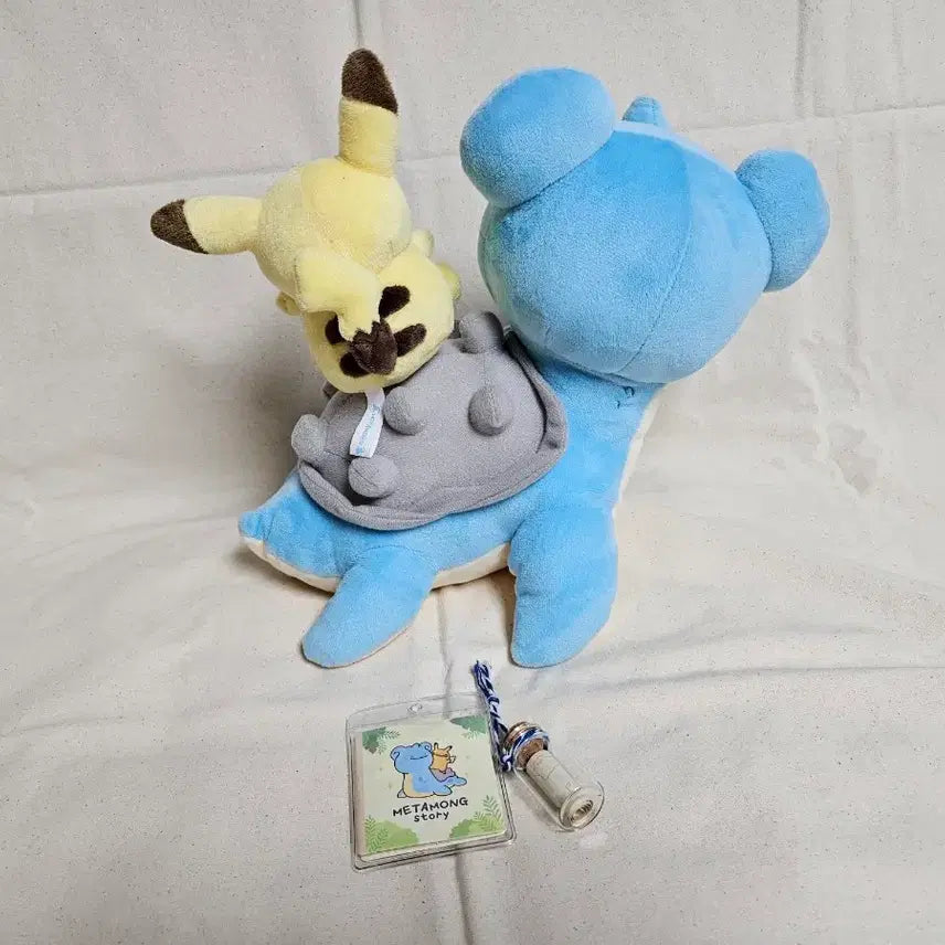 [BUNJANG] Pokemon Transform Ditto Lapras Pikachu Plush Set / 포켓몬스터 변신 메타몽 라프라스 피카츄 인형