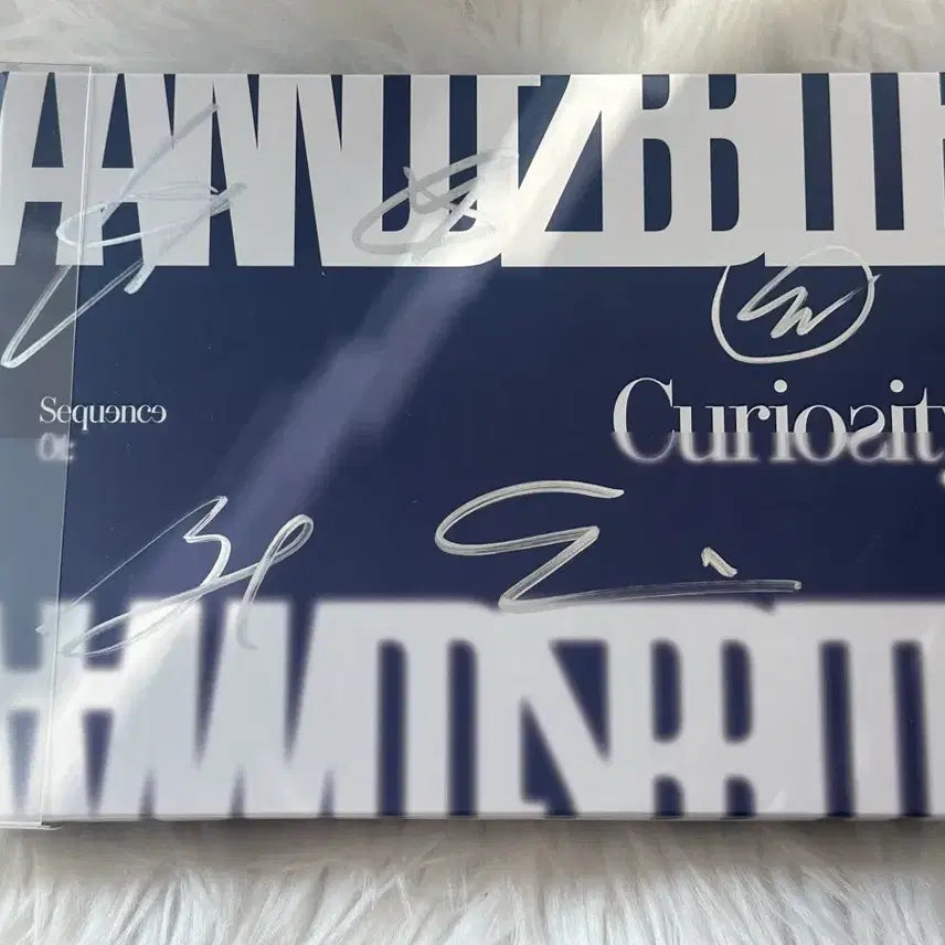 [BUNJANG] &amp;TEAM Curiosity Sequence Of Signed Album / AND2BLE 친필 싸인 앨범