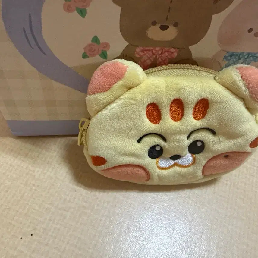 [BUNJANG] DREAMIZ Mark Cat Face Pouch / 드리미즈 마크 애옹 얼굴 파우치