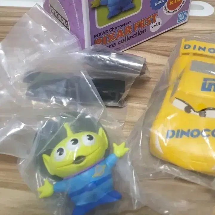 [BUNJANG] Pixar Toy Story Alien &amp; Car 3-Figure Set / 토이스토리 알린 픽사 캐릭터 피규어 3종 세트
