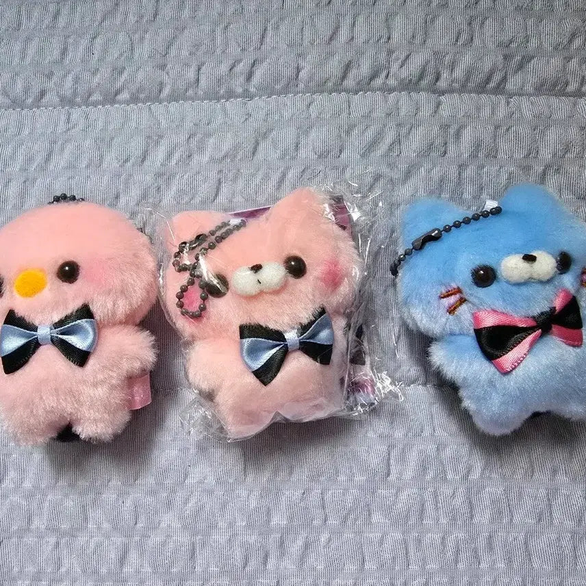 [BUNJANG] Squat Touch Charm Devil Chick Bear Cat Set / 스쿳토탓치상 악마 키링 병아리 곰 고양이 팝니다