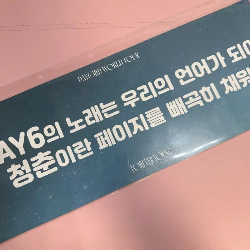 [BUNJANG] Day6 Forever Young Finale Concert Event Slogan / 데이식스 포에버영 피날레 막중 콘서트 이벤트 슬로건