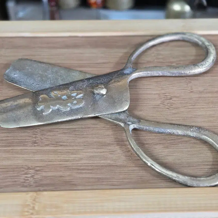 [BUNJANG] Brass Yeot Scissors Antique / 황동 엿가위