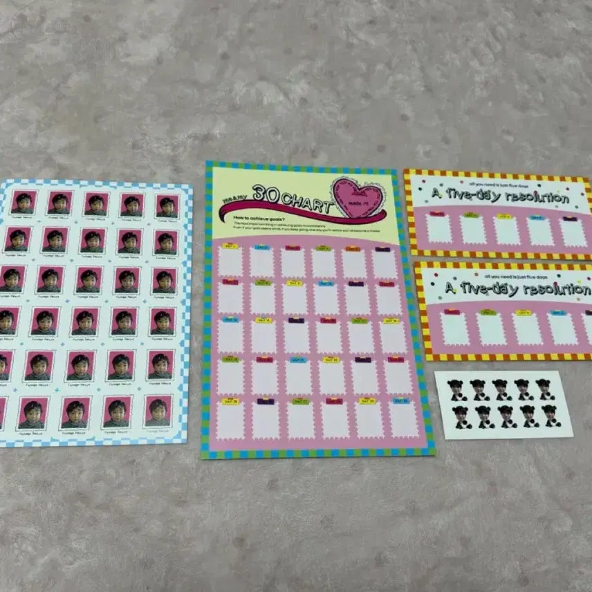 [BUNJANG] NCT WISH Sakuya Salt Teeth Sticker 30-Day Challenge Bundle Set / 엔시티 위시 사쿠야 소금니 스티커 30일 챌린지 양도합니다