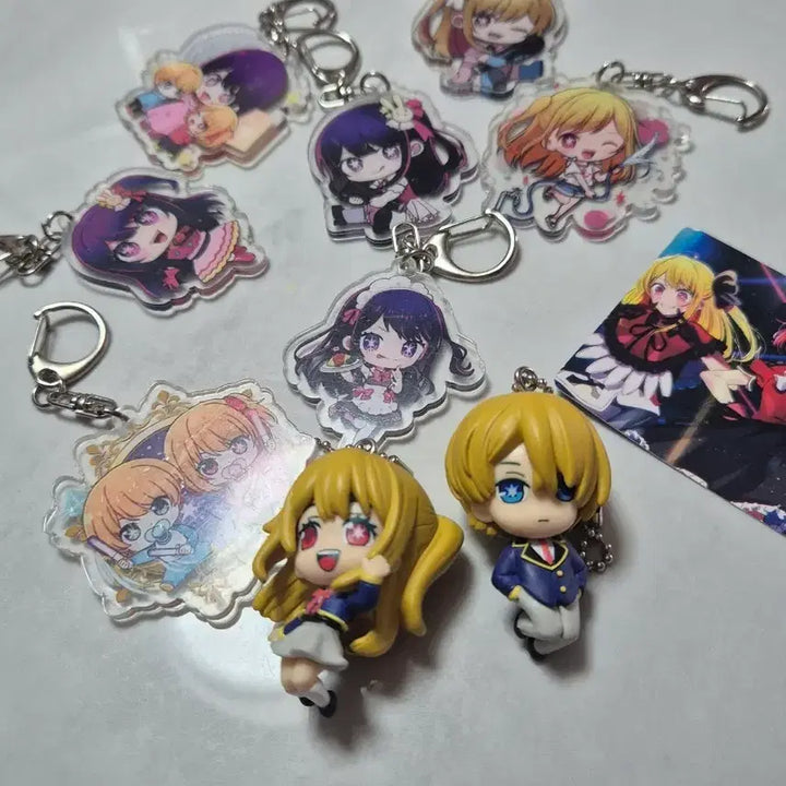 [BUNJANG] Oshi no Ko Acrylic Keychain &amp; Mini Figure Bundle Set / 최애의아이 아크릴 키링 미니 피규어 일괄
