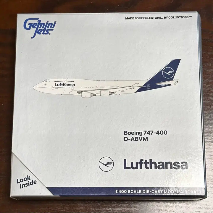 [BUNJANG] Gemini Jets Lufthansa Boeing 747-400 1:400 Scale Diecast Model / 제미니젯(Gemini Jets) 1:400 루프트한자 보잉 747-400 다이캐스트 모형