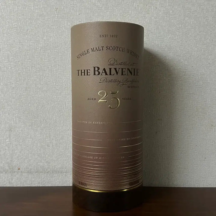 [BUNJANG] Balvenie 25 Year Rare Marriage Empty Bottle with Case / 발베니 25년 레어메리지 공병