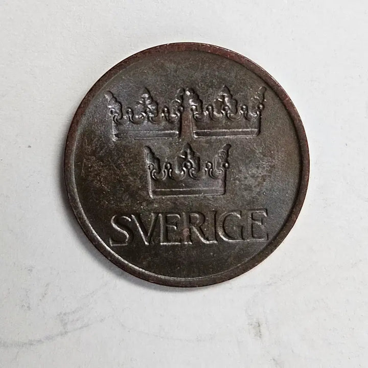 [BUNJANG] Sweden 1973 5 Ore Discontinued Coin / 스웨덴 1973년 5외레 단종동전 MW87