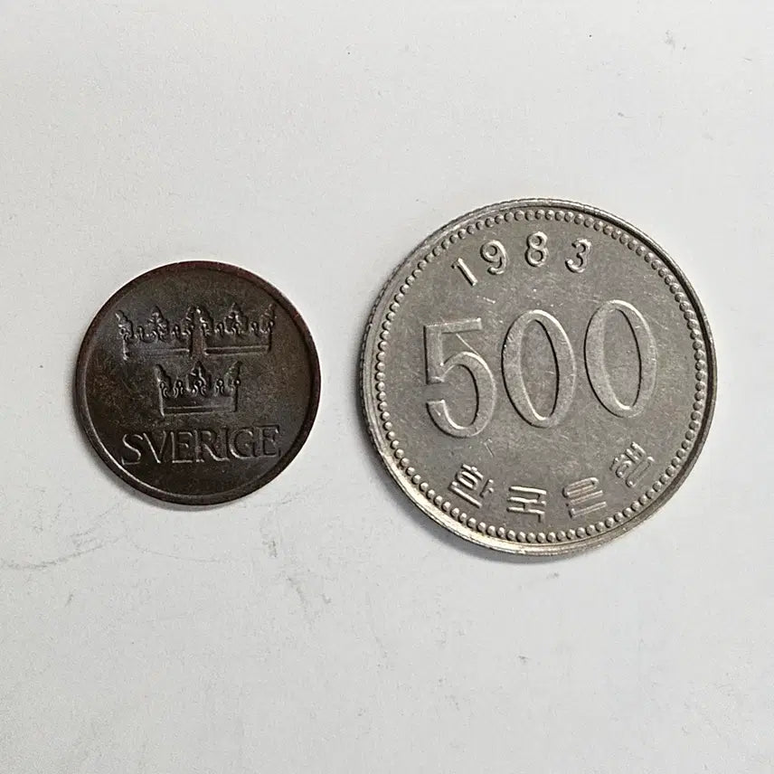 [BUNJANG] Sweden 1973 5 Ore Discontinued Coin / 스웨덴 1973년 5외레 단종동전 MW87