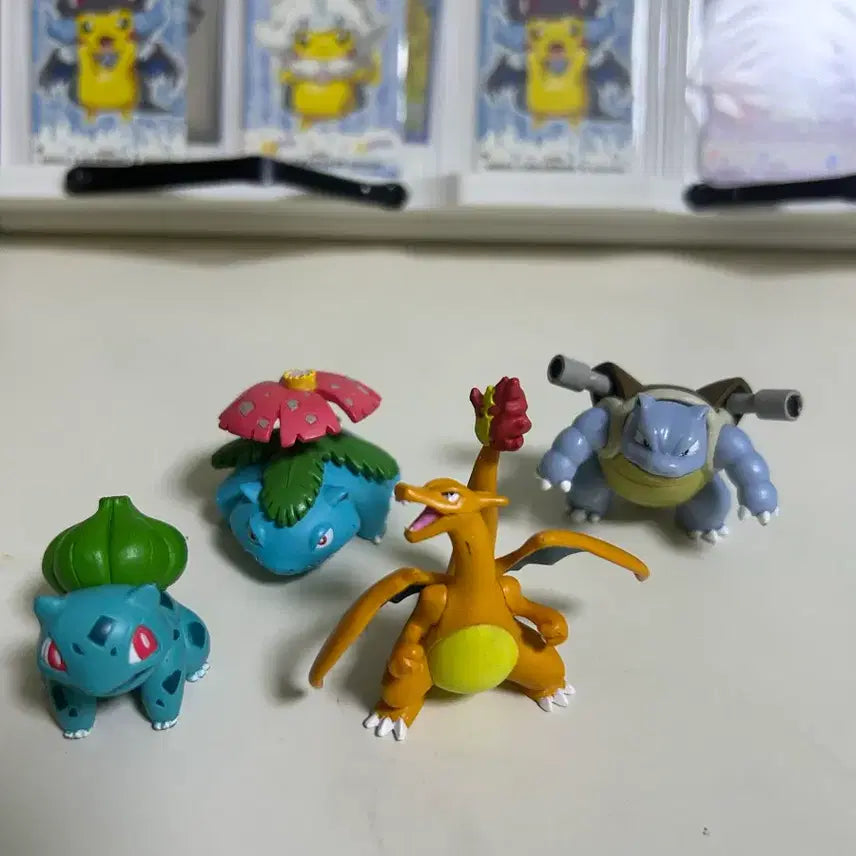 [BUNJANG] Pokemon Moncolle Starting Pokemon Figure Set / 몬콜레 몬코레 포켓몬스터 피규어 리자몽 거북왕 이상해꽃 이상해씨 스타팅