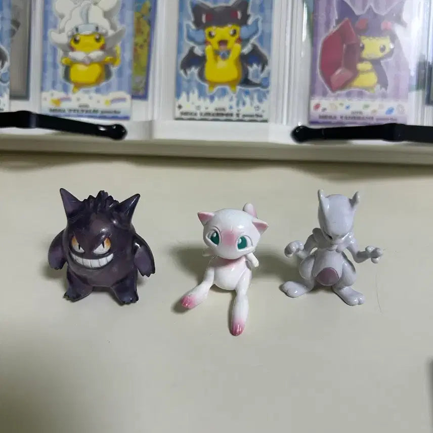 [BUNJANG] Vintage First Edition Moncolle Figure Set: Mewtwo, Mew, Phantom / 고전 초판 구판 몬코레 몬콜레 포켓몬 피규어 팬텀 뮤츠 뮤