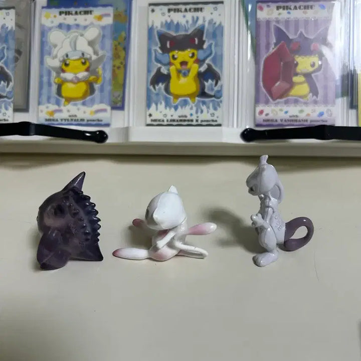 [BUNJANG] Vintage First Edition Moncolle Figure Set: Mewtwo, Mew, Phantom / 고전 초판 구판 몬코레 몬콜레 포켓몬 피규어 팬텀 뮤츠 뮤