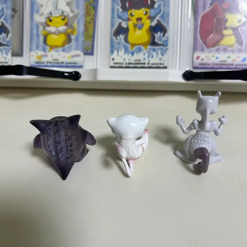 [BUNJANG] Vintage First Edition Moncolle Figure Set: Mewtwo, Mew, Phantom / 고전 초판 구판 몬코레 몬콜레 포켓몬 피규어 팬텀 뮤츠 뮤