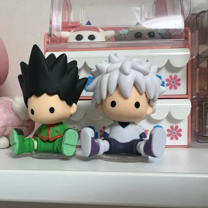 [BUNJANG] Hunter x Hunter Killua &amp; Gon Petadole Bundle Set / 헌터헌터 페타돌 키르아, 곤 일괄