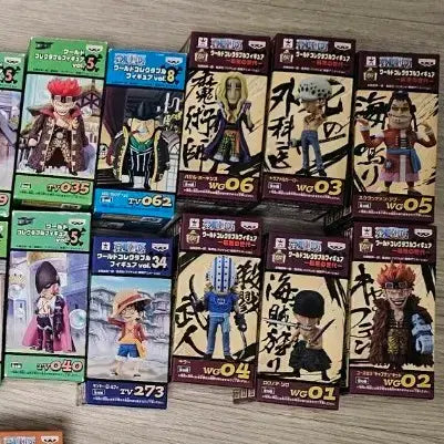 [BUNJANG] One Piece World Collectable Figure - Worst Generation Sets 5, 8, 34 / 원피스 월콜 최악의세대 5탄, 8탄, 34탄