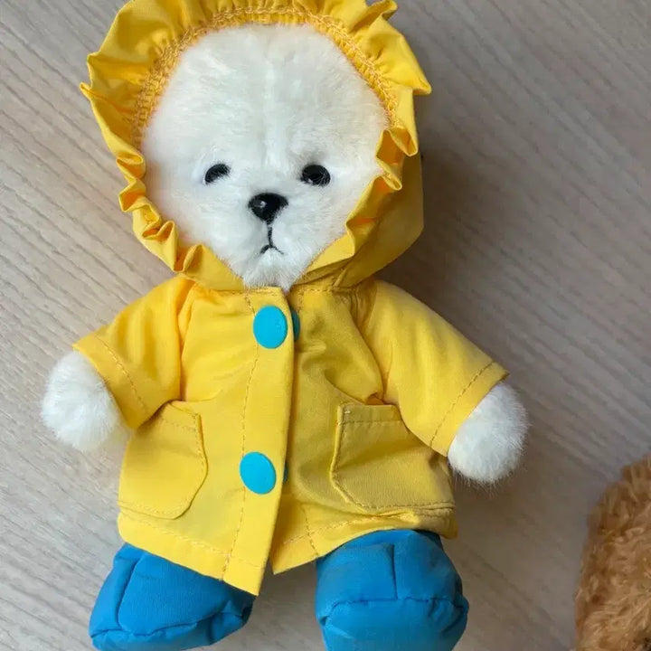 [BUNJANG] Teddy Tales Small Raincoat Doll / 테디테일즈 소형 우비 인형