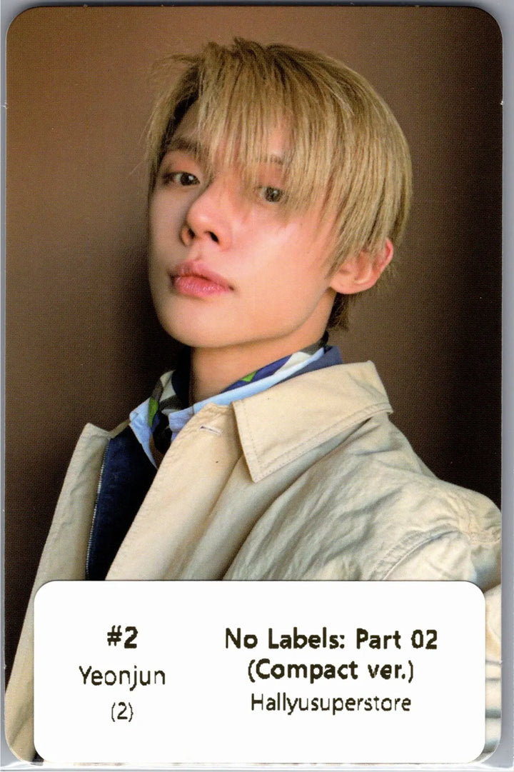 YEONJUN "NO LABELS: PART 02" - Official Photocard (COMPACT Ver.) [26.07.16]