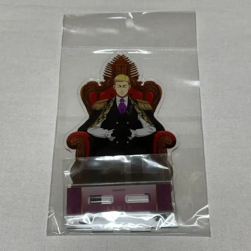 [BUNJANG] Attack on Titan Erwin Smith Dream Throne Big Acrylic Stand / 진격의거인 진격거 팝업 아크릴 꿈꾸는 왕좌 엘빈 빅아크릴