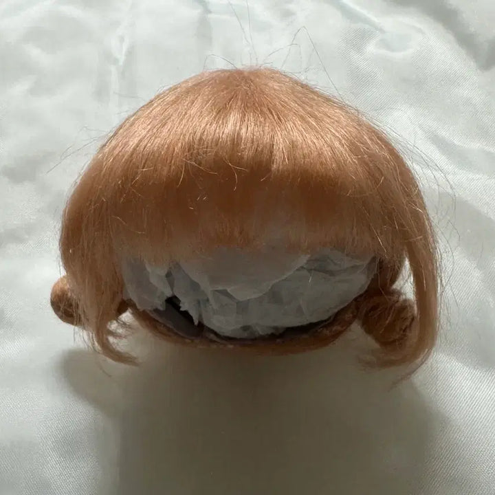 [BUNJANG] 6-7 inch USD Mohair Wig - Pink Orange / 구체관절인형 usd 6-7인치 모헤어 가발