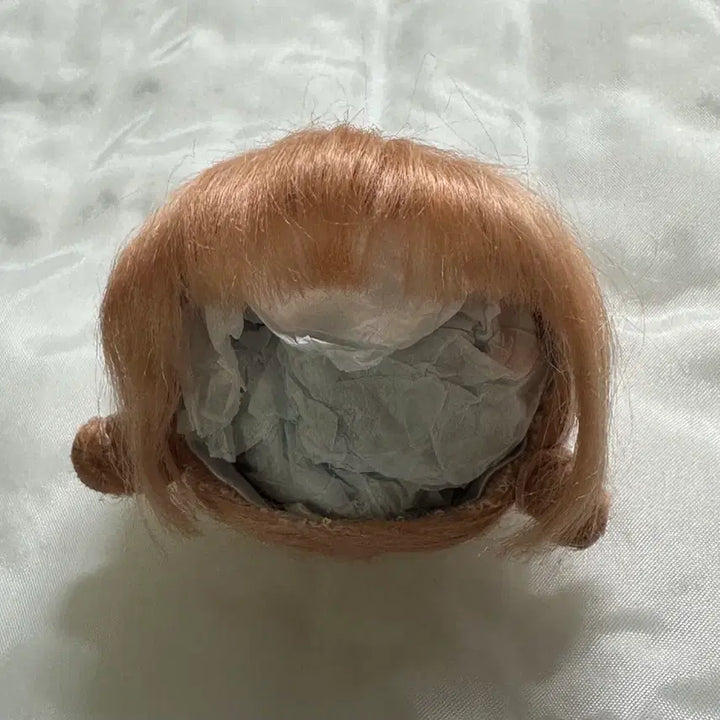 [BUNJANG] 6-7 inch USD Mohair Wig - Pink Orange / 구체관절인형 usd 6-7인치 모헤어 가발