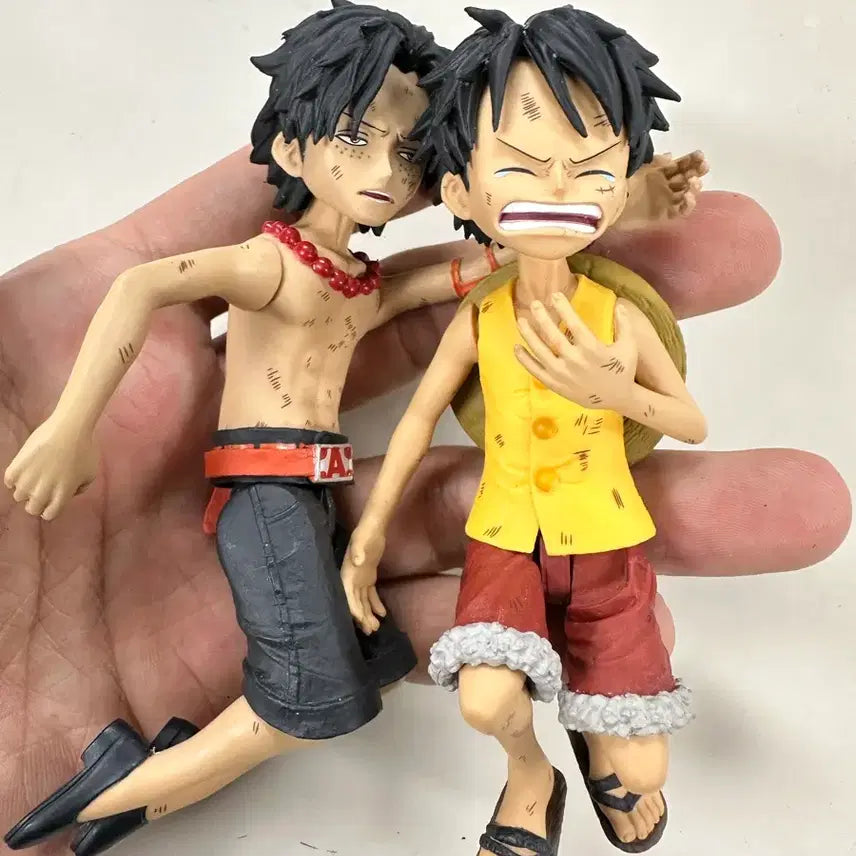 [BUNJANG] One Piece Figure Ace Luffy Set / 원피스 피규어 에이스 루피