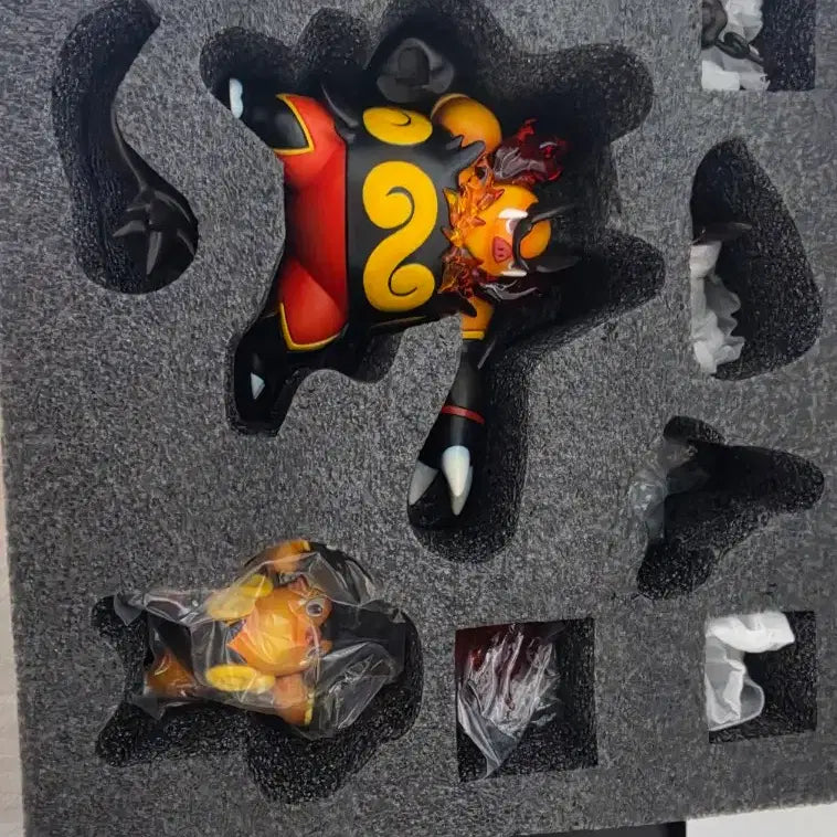 [BUNJANG] Pokemon T1 Infernape Resin Statue Set / 포켓몬 레진 스케일 T1 염무왕셋