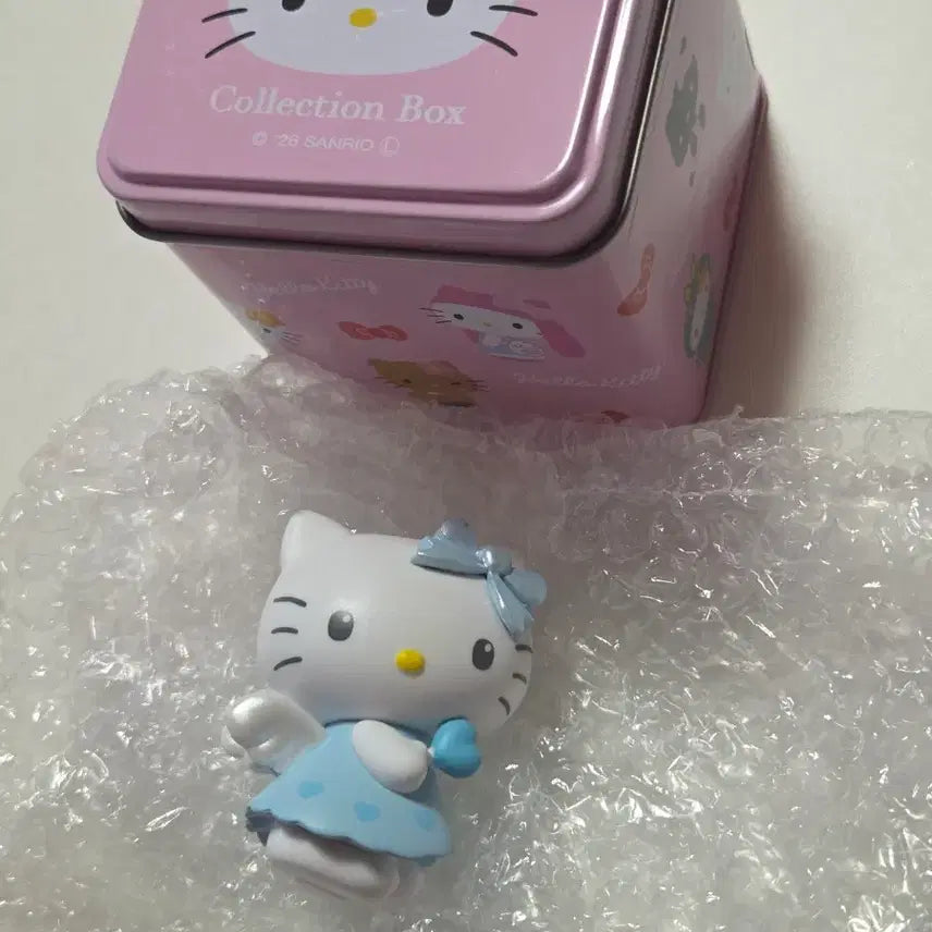 [BUNJANG] Sanrio Hello Kitty Tin Case Figure Blue Angel / 산리오 헬로키티 틴케이스 피규어 블루엔젤