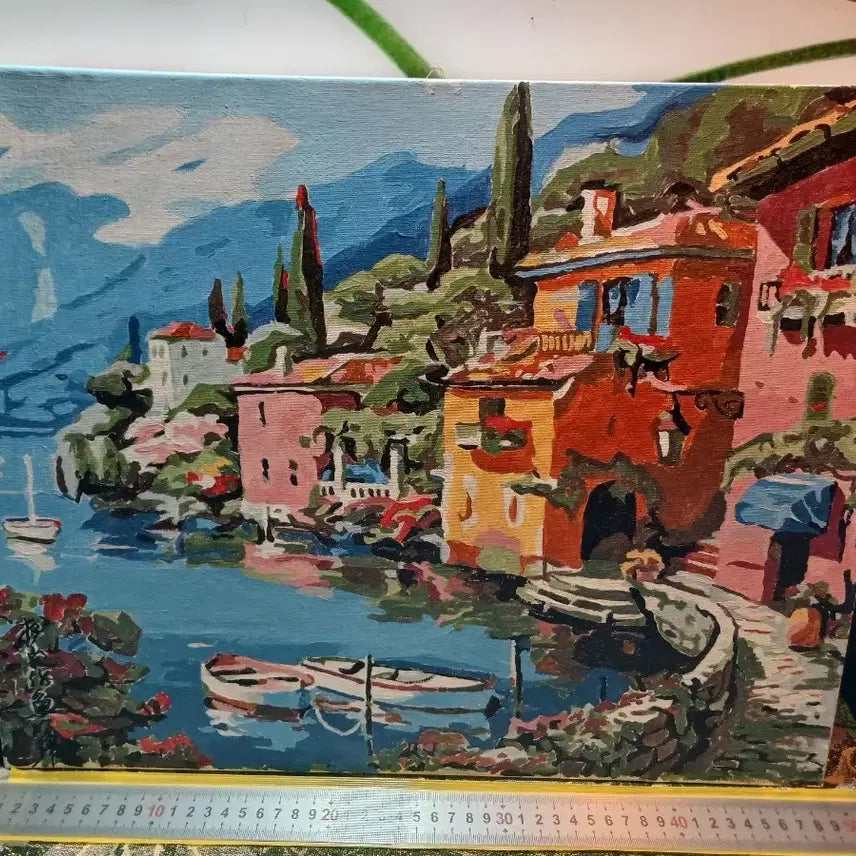 [BUNJANG] Oil Painting Landscape Art Set / 풍경 유화 물감으로 칠하는 그림 셋트