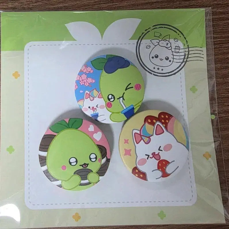 [BUNJANG] Lost Ark Ediya Coffee Collaboration Can Badges (Set of 3) / 로스트아크 캔뱃지