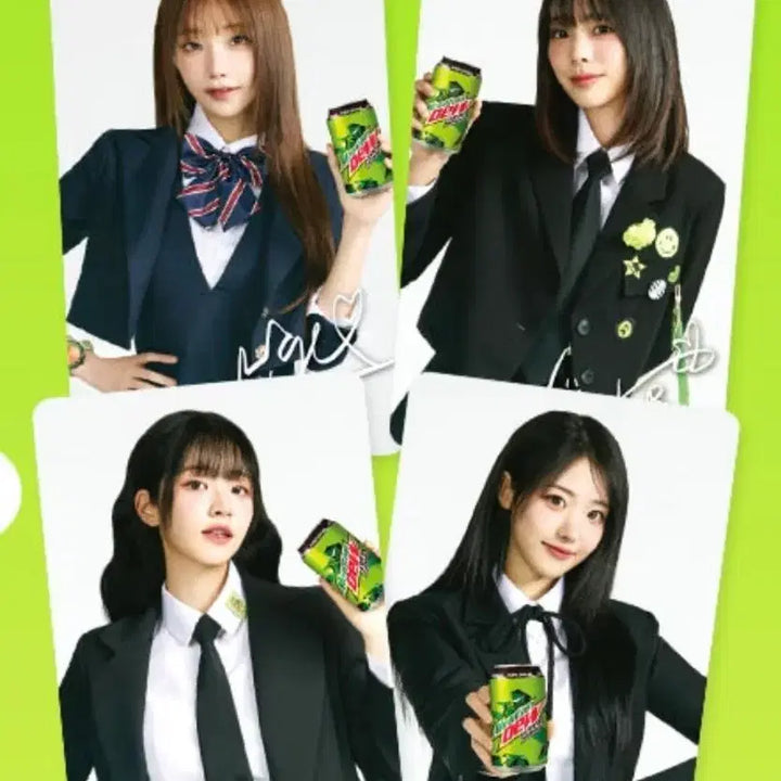 [BUNJANG] QWER Mountain Dew Photocard Set / QWER 마운틴듀 포토카드 세트