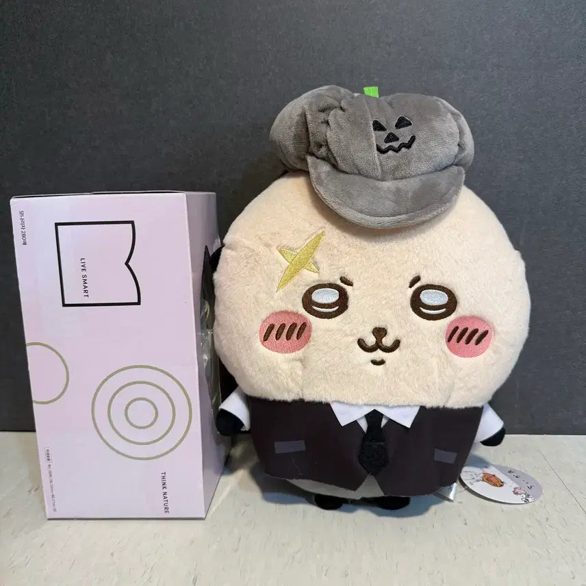 [BUNJANG] Chiikawa Halloween Pumpkin Racco Plush / 치이카와 할로윈 펌킨 랏코
