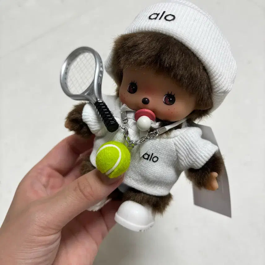 [BUNJANG] Custom Allo Tennis Baby Chichi Keyring / [새상품] 커스텀 알로 테니스 베베치치 키링