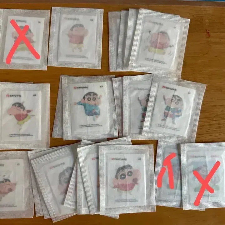 [BUNJANG] Samyang Jjanggu Picnic Sticker Set / 피크닉 삼양짱구 띠부씰 교환/판매