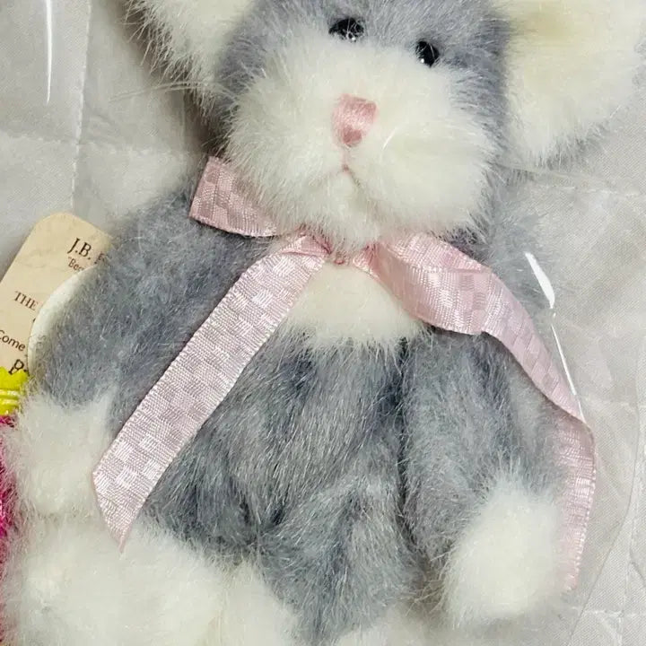 [BUNJANG] Boyds Bear "Milk Mouse" Choco-mi Rare Vintage Teddy Bear / 보이즈베어 우유쥐 쪼꼬미 쥐 레어 희귀 빈티지 테디베어