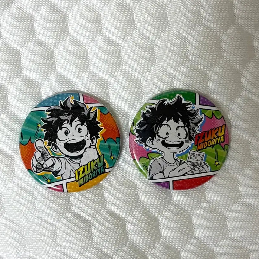 [BUNJANG] My Hero Academia Izuku Midoriya Chibi Can Badge Bundle Set / 히로아카 나히아 미도리야 이즈쿠 치비 캔뱃지 일괄