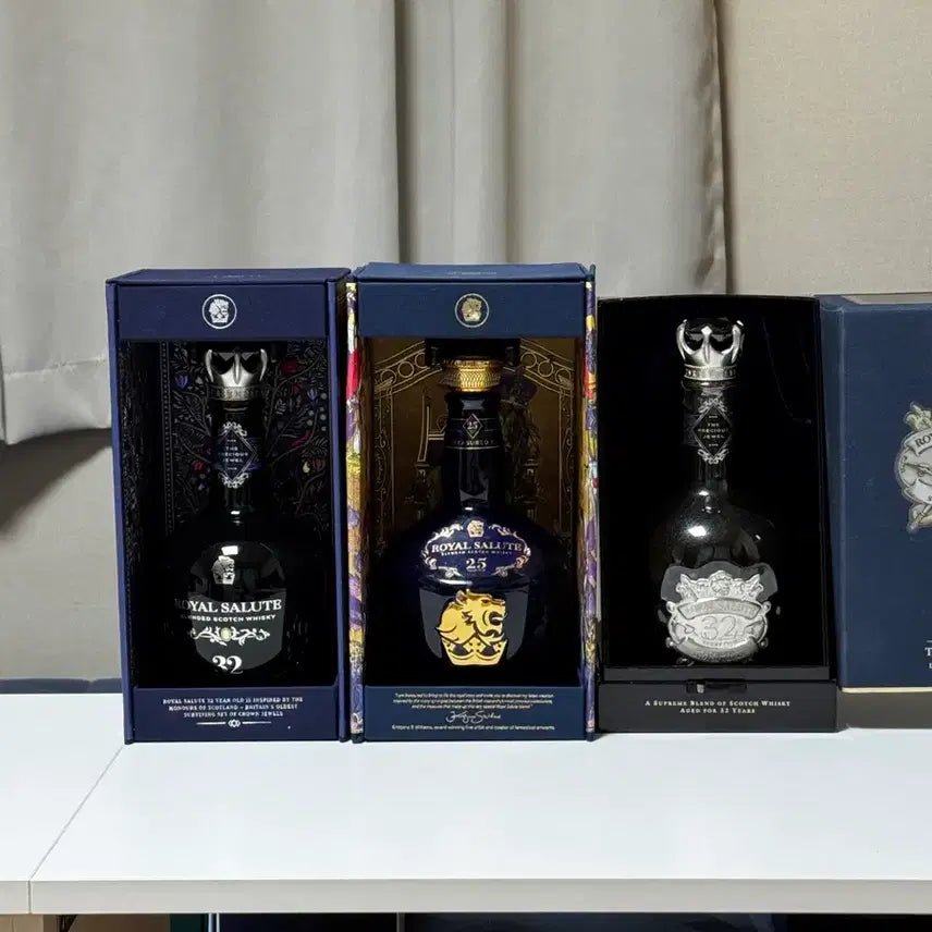 [BUNJANG] Royal Salute Empty Bottles and Cases / 로얄살루트 각종 위스키 공병 및 케이스