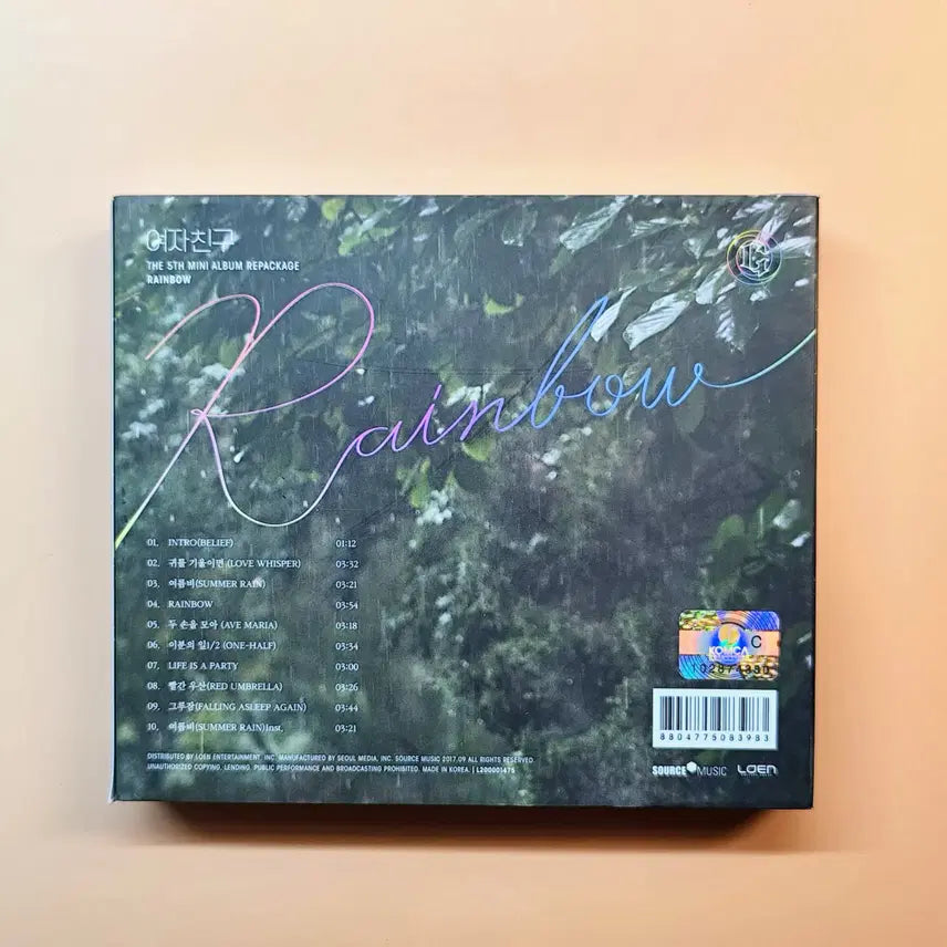 [BUNJANG] GFRIEND Signed Mini 5th Repackage Album RAINBOW / [친필사인] 여자친구(GFRIEND) 미니 5집 리패키지 RAINBOW 친필 사인 앨