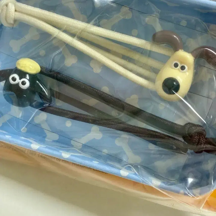 [BUNJANG] Wallace &amp; Gromit Hair Tie Mini Tin Set (Sealed) / 월레스와 그로밋 머리끈