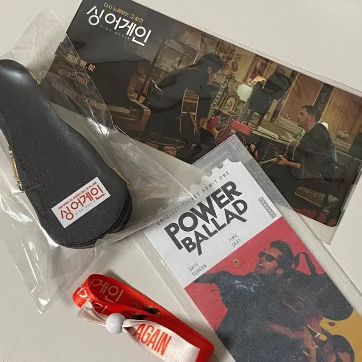 [BUNJANG] Sing Again Premiere Goods Sealed / (미개봉) 싱 어게인 시사회 굿즈