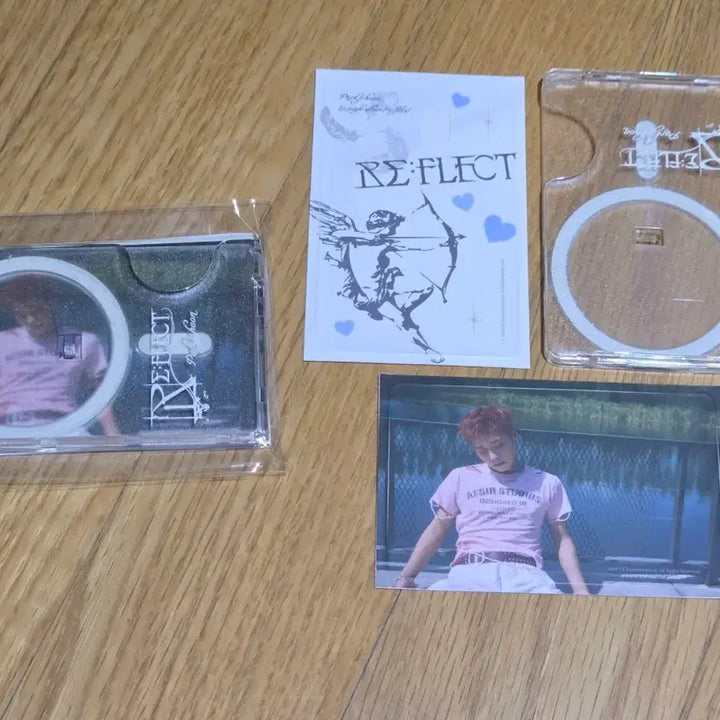 [BUNJANG] RE:FLECT Card Case &amp; Card Sticker Set / RE:FLECT 카드케이스 &amp; 카드스티커 세트