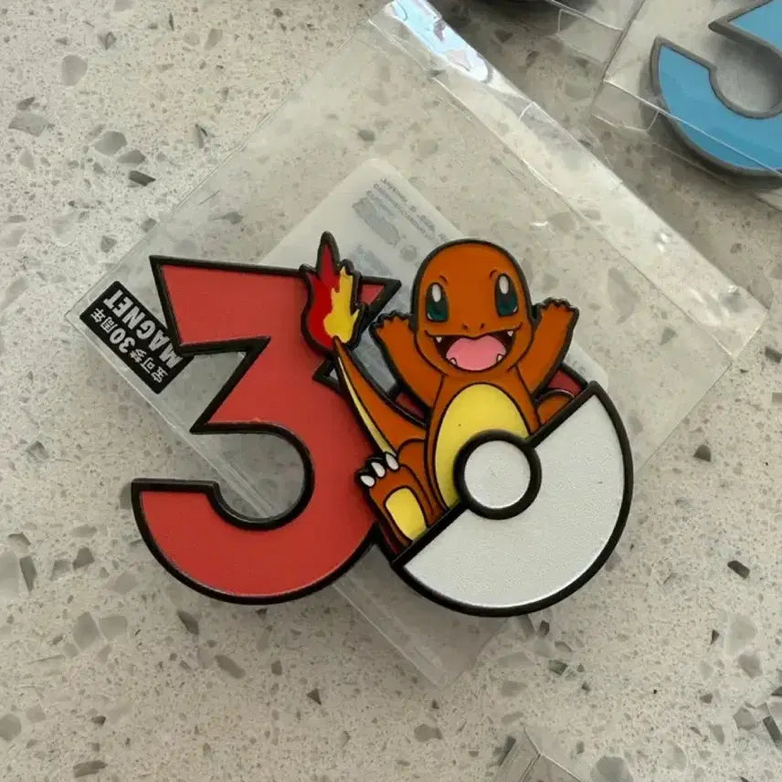 [BUNJANG] Pokemon 30th Anniversary Magnet - Charmander / 포켓몬 30주년 기념 마그넷 파이리
