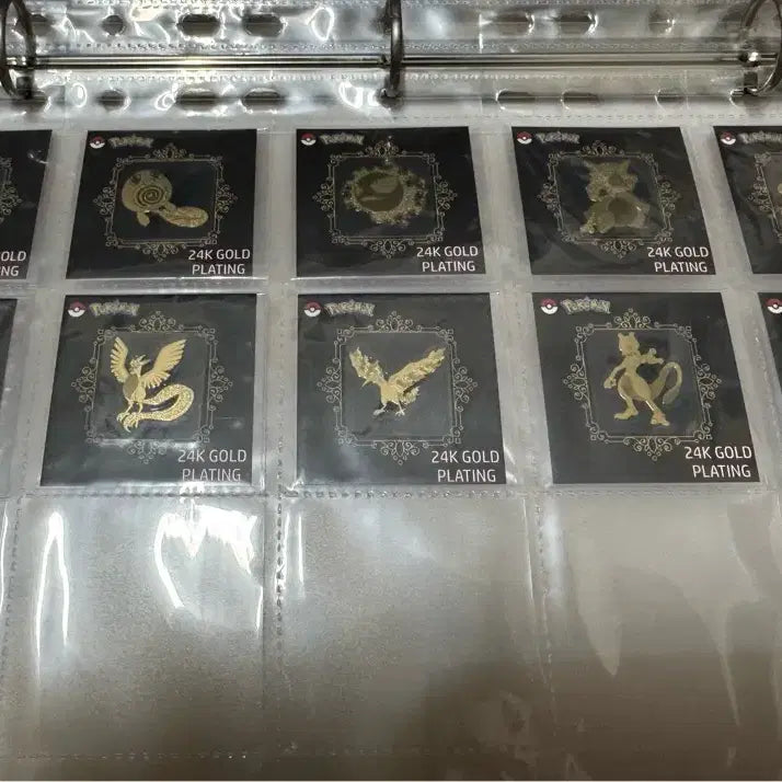 [BUNJANG] Pokemon 24K Full Set Sticker Collection / 포켓몬 24K 띠부씰 50종 전종