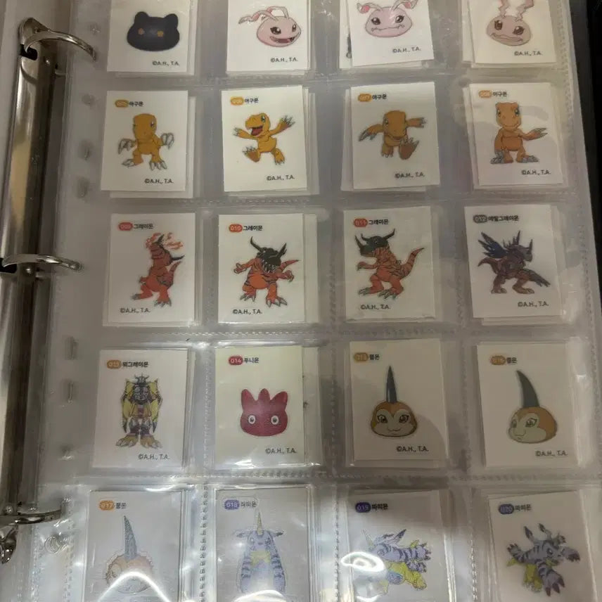 [BUNJANG] Digimon Stickers Full Set / 디지몬 띠부씰 전종